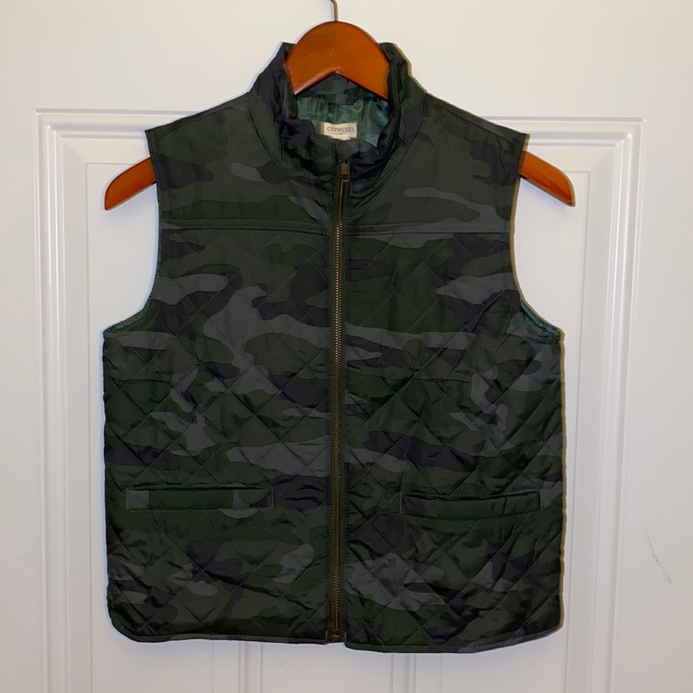 Crewcuts camouflage vest